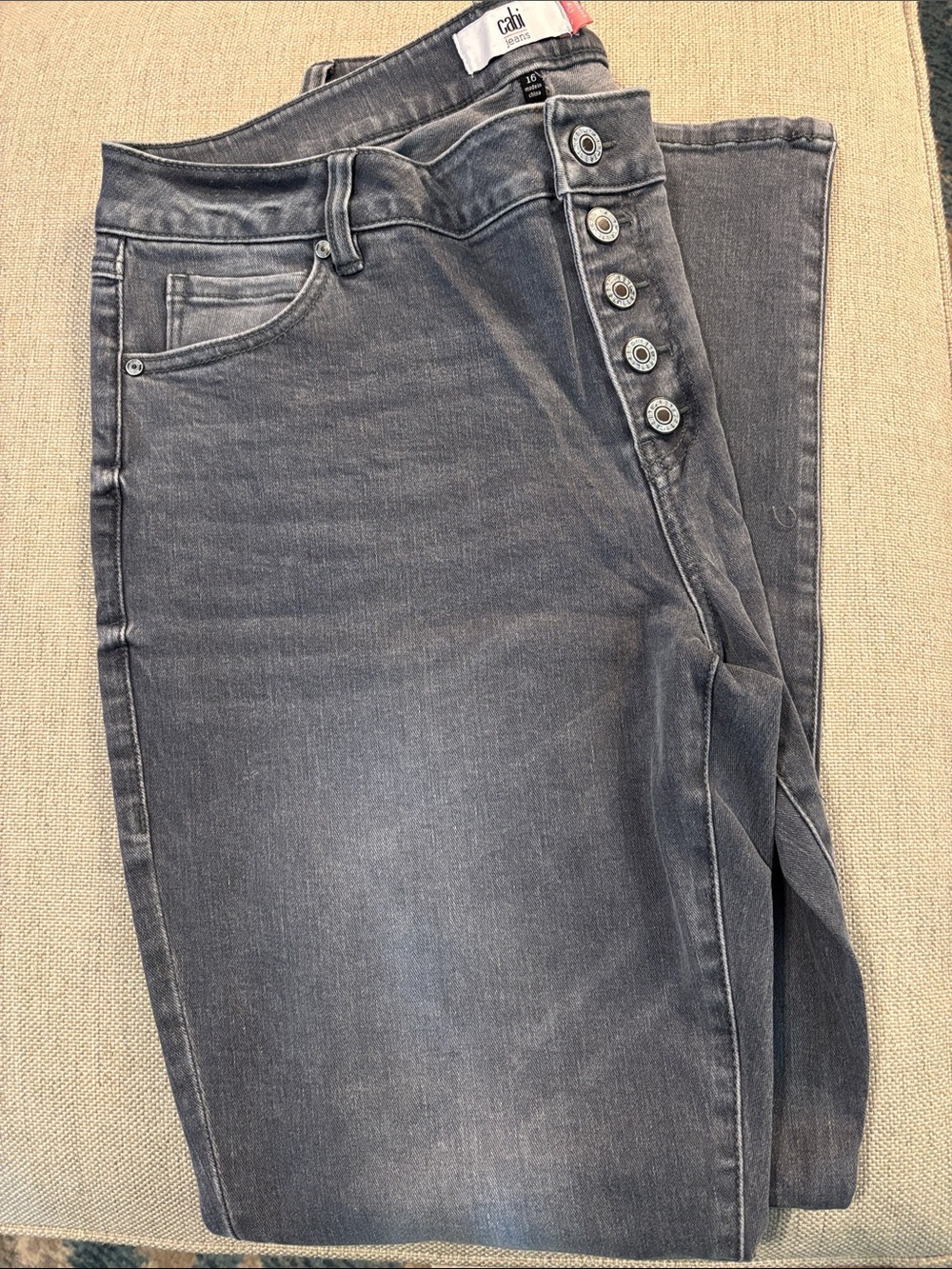 CAbi Women's Dark Gray Jeans - Classic Fit